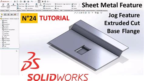 solidworks sheet metal jog angle